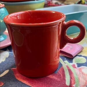 🧡Like New! 🧡Fiestaware Persimmon Ring Handle Mug